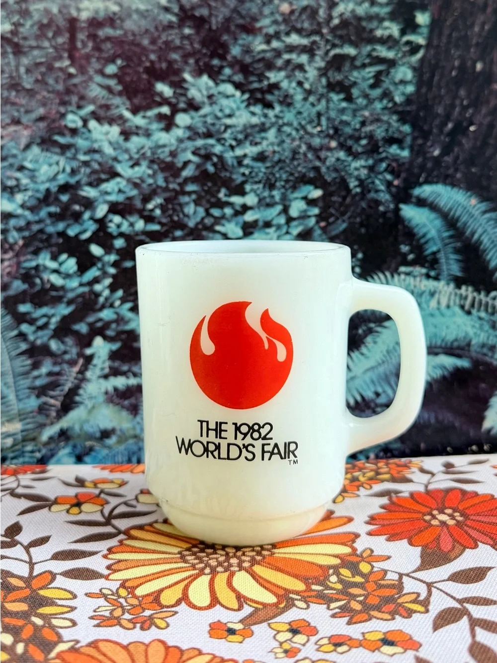 🎡 Vintage 1982 World’s Fair Commemorative Souvenir Mug; Made in U.S.A. 🎡